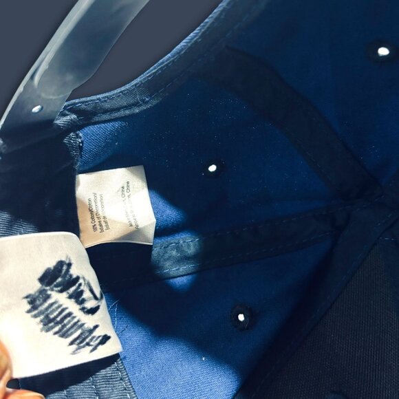 Peterbilt Youth Blue Baseball Cap With Digital Camo Brim Adjustable Pre-Owned - Picture 8 of 11